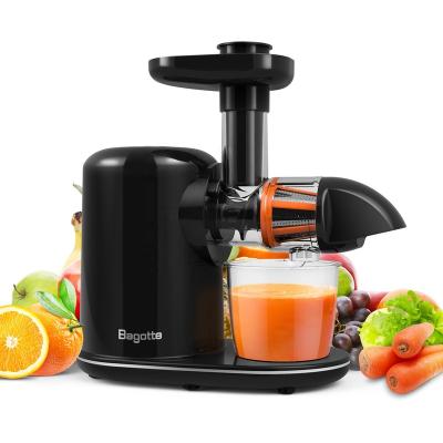 China Bagotte BSJ80 Wheatgrass Extractor Machine Commercial Vegetable Electric Cold Press Maker Slow Orange Automatic Fruit Juicer for sale