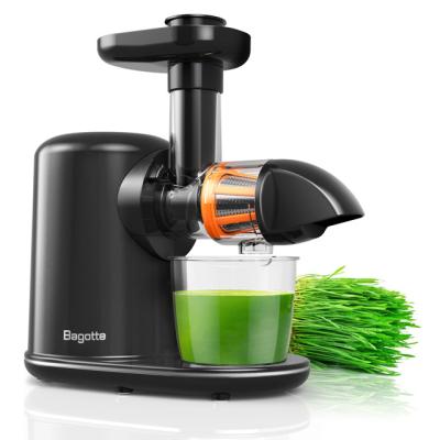 China Bagotte 115 RPM Small Home Automatische Home Automatische Reverse Motor Celery Apple Slow Motorized Wheatgrass Juicer for sale