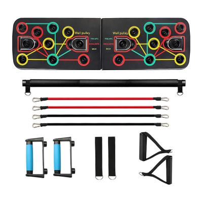 China Home Sports Fitness Equipment Indoor Home Exercise Pull Rope 10-in-1 Universal Pump Training Board for sale