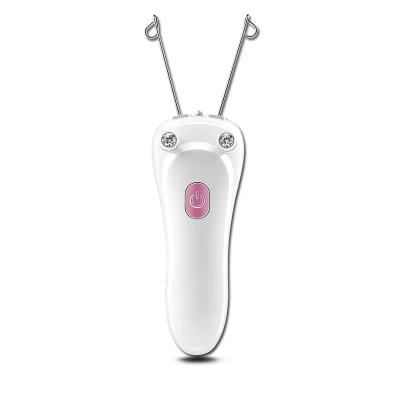 China Household Facial Hair Remover Female Body Leg Cotton Thread Epilator Shaver Mini Women Hair Electric Laser Hair for sale