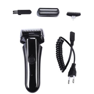 China Twin Blade Charging Electric Shaver For Men Swapping Twin Blade Shaver Razor Beard Trimmer Shaving Machine for sale