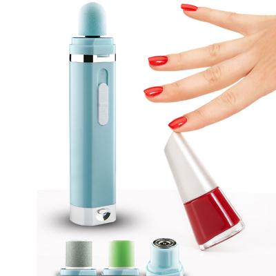 China Nail Drill Bit Plastic Electric Manicure Pedicure Tool 9 Grinding Head Set Exfoliating Polisher for sale