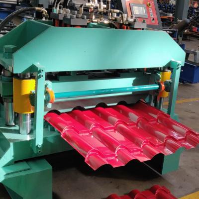 China Building Material Stores Manufacturer Price Automatic Roof Sheet Steel Profile Making Roll Forming Machine for sale