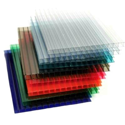 China Contemporary hollow roofing sheet made of PC polycarbonate sheet for sale