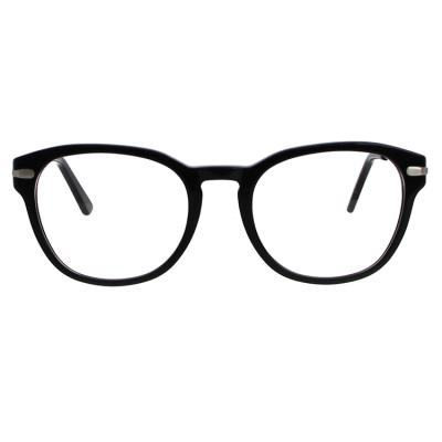 China Hot Sale Vintage Eyewear Hign End Eyewear Vintage Shade Optical Frames Latest Design Oval Acetate Optical Glasses for sale