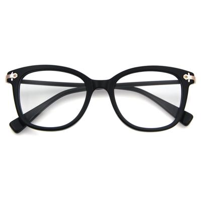 China New Design Quality Handmade Acetate Women Optical Frames Blue Light Blocking Optical Glasses for sale