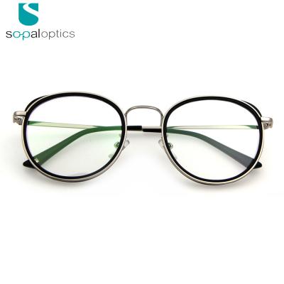 China Newest fashion monocle frame made of new model TR90 women age monocle frame tr90 round eye optical glasses for sale