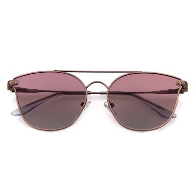 China Cat Eye Shape Metal Sunglasses For 2018 2021 Fashion Quality Women Cat Eye Metal Sunglasses for sale