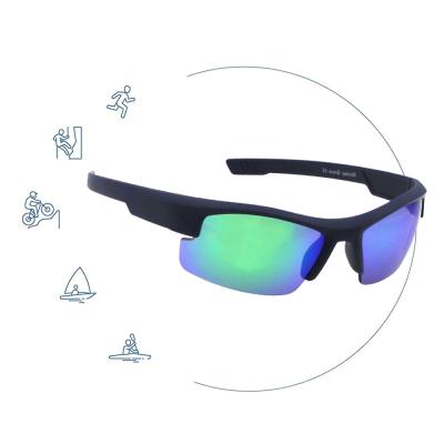 China Trendy Fashion Sunglasses Classic Plastic Eye Protection Windproof Sports Cycling Sunglasses Sun Glasses With Case for sale