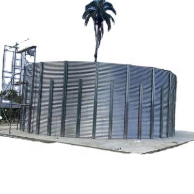 China Storage 30m3 To 3000m3 Greenhouse Irrigation Water Tank Stainless Steel Metal Tank for sale