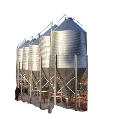 China Grain Storage 2.7 Ton To 33.5 Ton Silos Chicken Cow Silos Pig Duck Horse Poultry Breeding Animal Feed for sale