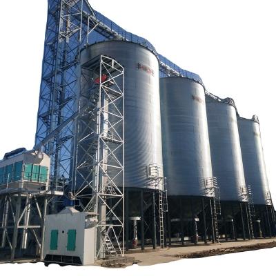 China Grain Storage 50 Ton To 10000 Ton Grain Storage Maize Soybean Sorghum Paddy Steel Silos Price for sale