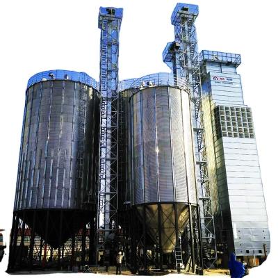 China Hotels 50T 100T 200T 300T 500T 1000T Corn Barley Paddy Corn Bolted Galvanized Steel Cereal Silos for sale