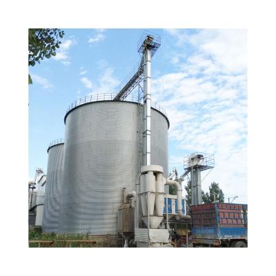 China Hot Selling Good Quality Farms Loading System Unhulled Rice Grain Storage Bin Silo for sale