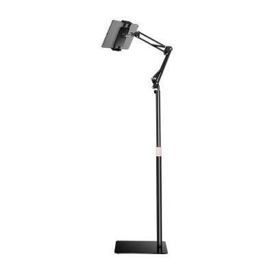 China Long Adjustable Adjustable Gooseneck Floor Arm Tablet Stand Cell Phone Holder Mount for 4-12.9 inch Tablet iPad Stand for sale