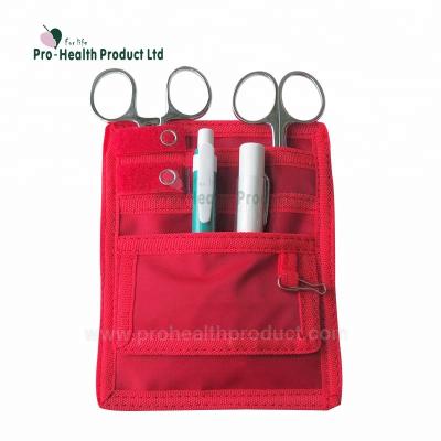 China Nurse Pouch Belt Loop Organizer Nurse Kit With Forceps Nurse First Aid Bag for sale