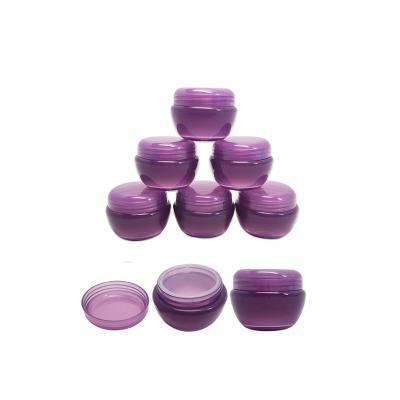 China Factory direct sale high end cosmetic jars plastic cosmetic jars Matte Black Cosmetic Jars for sale