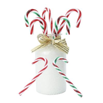 China Wholesale Cute Hanging Decorative Plastic Christmas Candy Canes Christmas Tree Decoration New Year for sale