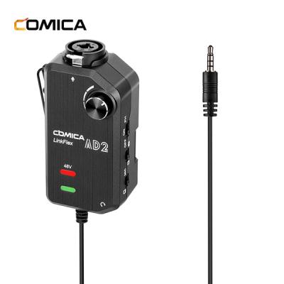 China The other COMICA LinkFlex AD2 XLR or 6.35mm Preamp Audio Adapter or Interface for Camera and Smartphone for sale