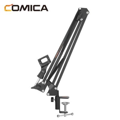 China COMICA CVM-MS01 Durable Desktop Boom Mic Suspension Stand for Most Handheld Microphone or Studio Microphone for sale