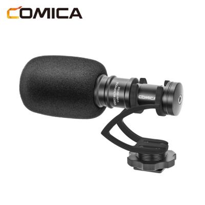 China Compact Directional Shotgun Cable Visual Microphone COMICA Microphone CVM-VM10II B Condenser Mic Compatible with Camera and Smartphone for sale