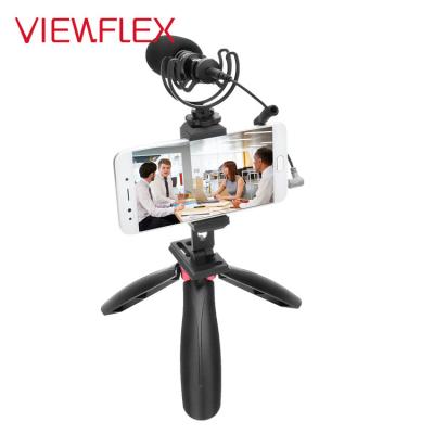 China Professional Mic ViewFlex Shotgun Vlogging Tripod Kit Smartphone Video Microphone for TikTok YouTube Facebook Livestreaming for sale