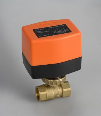 China Motorized Actuator Brass Two-Position Electric Motor-Driven Valves for Fan Coil Units for sale