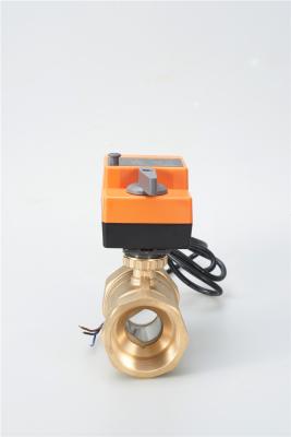 China Electric Operated 3/4'' 20mm ball Valve , Two Port Motorised Valve for Flow Regulation for sale