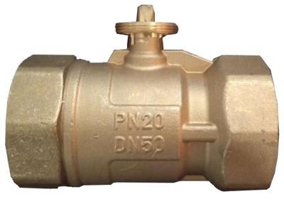 China OEM & ODM 3 Way Electric Ball Valve , Brass Electric Actuated Ball Valve for sale