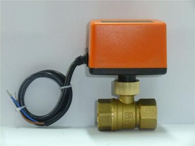 Chine Valve motorisée par manière automatique PN20 du drainage 2 de l'eau avec le corps en laiton forgé à vendre