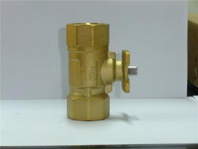 China 2 vávula de bola eléctrica del agua de la manera DN15~DN50 con las manijas para el sistema de enfriamiento en venta