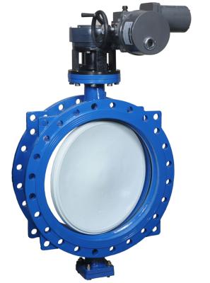 China Motor Driven Electric Butterfly Valve For Cool / Hot Water And Glycol for sale