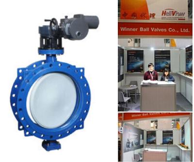 China Big Size Electric Butterfly Valve , Automatic Butterfly Valves for Chilled Water System for sale