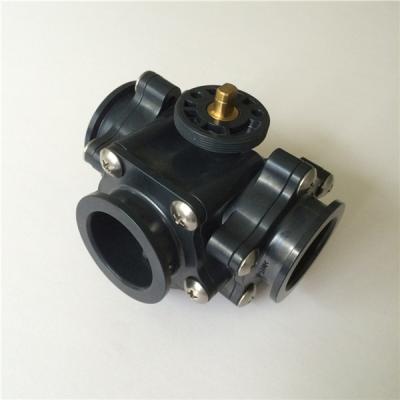 Chine Manière motorisée standard du robinet à tournant sphérique de moteur à courant alternatif de fil de BSP 3, structure compacte à vendre