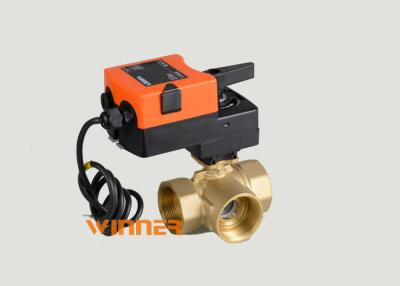 China AC/DC24V Control Ball Valve PN20 Proportional 0-10V/4-20mA Input Signal Control Modulating Valve for sale