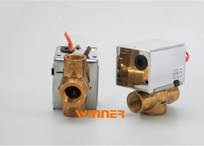 China Spring return DC Electric Zone Valve , 2 port and 3 port Solenoid Valve 24V for sale