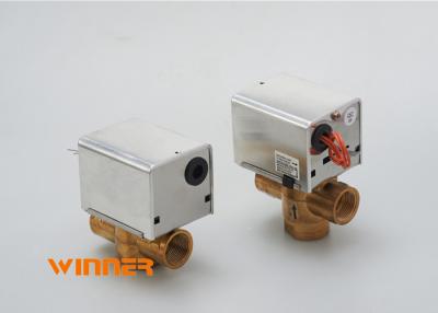 China Aluminum Actuator Shell Motorized Spring Return Ball Valves 6.5W 7VA Motor Power for sale