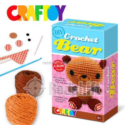 China Crochet bear do it yourself educational toy diy art and craft 79116T for sale