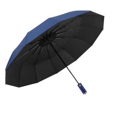 China Modern Windproof Folding Automatic 60CM*10k Umbrella With Led Light for sale