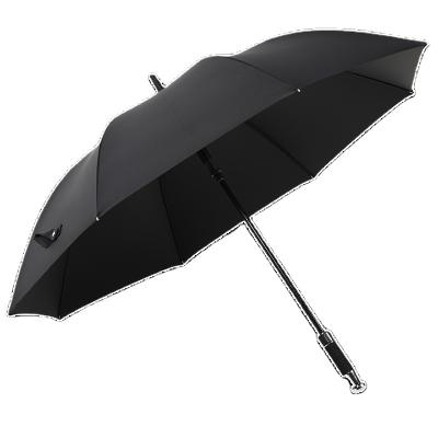 China Modern Hot Selling Stick Minimalist Logo Printing Black Blue Red Straight Umbrella for sale