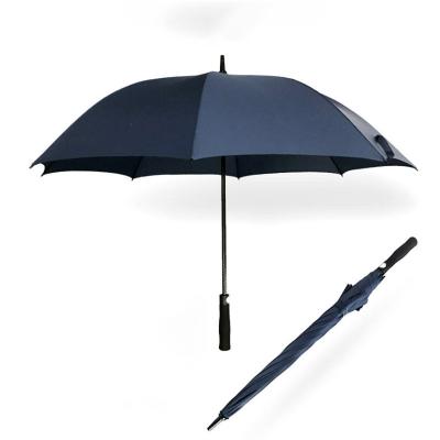 China 62 Inch Large Traditional Oversized Auto Open Vent Golf Club Rain Windproof Straight Umbrellas For Men And Women for sale