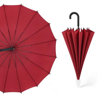 China Factory Sales Modern Hot Automatic Open Extra Large Customized Straight Umbrella For Rainy for sale