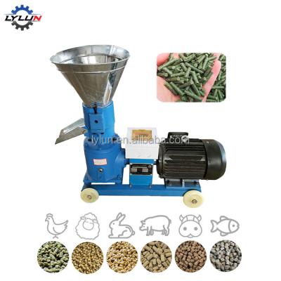 China High Efficiency Easy Operation 150 Model 4 KW Three Phase Fodder Poultry Feed Pelletizer Pellet Mill Making Machine for sale