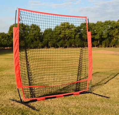 China Good Quality Durable Baseball Net for Batting and Throwing 5 x 5 with Portable Practice Net Frame and Strike Zone Target for sale