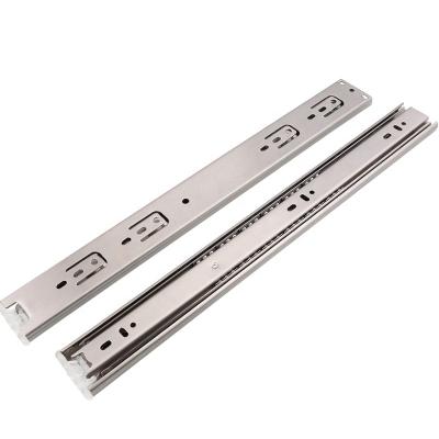 China Easy Installation ROEASY BS-4512 45MM 1.2*1.2*1.2MM Cold Rolled Full Extension Ball Bearing Steel Drawer Slide Telescopic Handle for sale