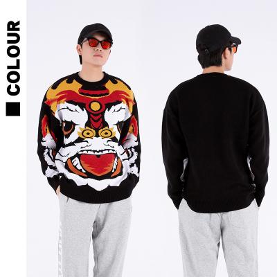 China Anti-wrinkle winter clothes for men sweater vintage cotton designer knit sweater men plus size men sweaters for sale