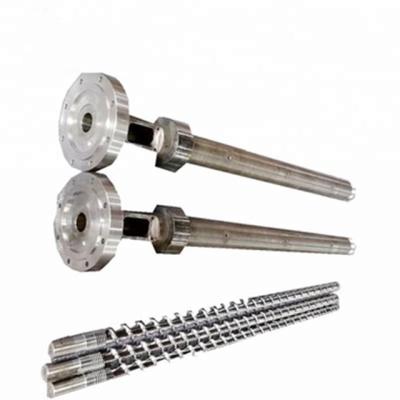 China Building Material Stores OEM Factory Long Wear Resistance Extruder Screw And Barrel 38 CrMoAlA for sale