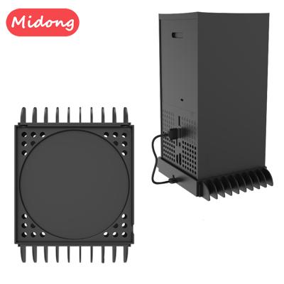 China Cooling For Xbox Series X Game Console Vertical Stand Cooling Fan With Game Disc Memory Slot for sale