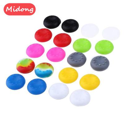 China Replace Rocker Cap Silicone Analog Thumb Stick Grips Cover For PS5 PS4 Slim Pro For Xbox One Elite X S Controller Thumbsticks Cover for sale