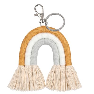 China China Manufacturer Directly Sale Best Quality Fashion Accessories Rainbow Style Bag Key Chain Metal For Color Custom Decor Key Chain for sale